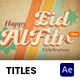 Eid Mubarak Titles - VideoHive Item for Sale