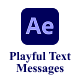 Playful Text Messages - VideoHive Item for Sale