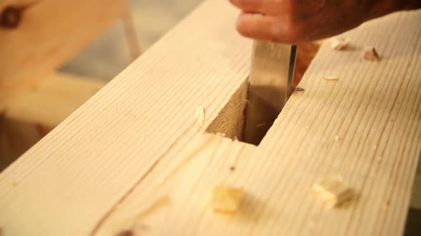 Woodworking in the Production Hall