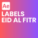 Labels Eid Al Fitr - VideoHive Item for Sale