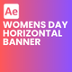Womens Day Horizontal Banner - VideoHive Item for Sale