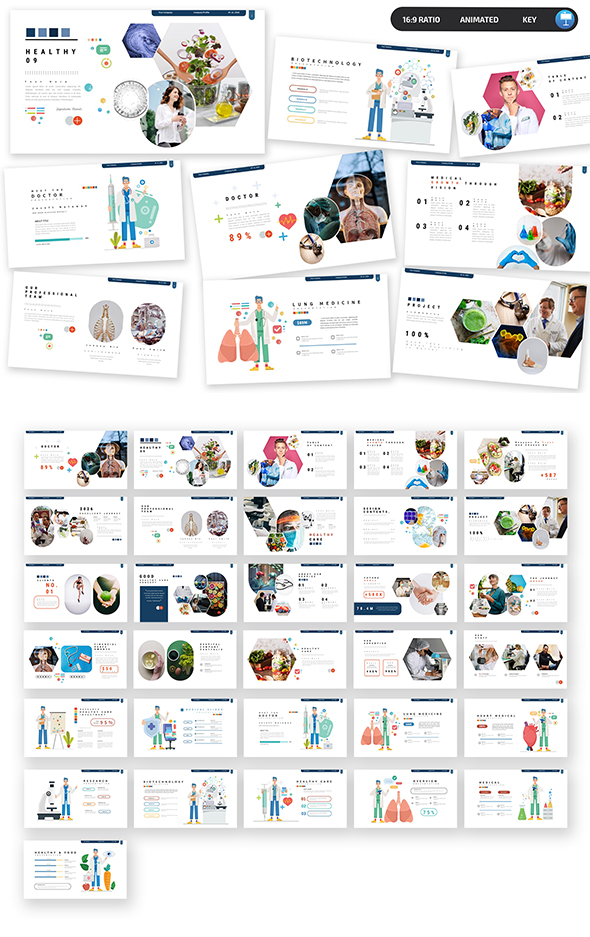 Healthy-9 Keynote Presentation Template