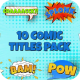 Comic Style Titles - VideoHive Item for Sale