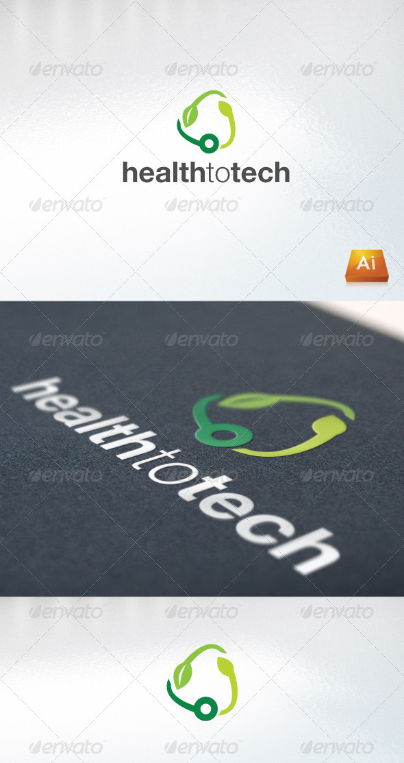 tech to health - Abstract Logo Templates