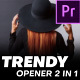Trendy Opener | Premiere Pro MOGRT - VideoHive Item for Sale