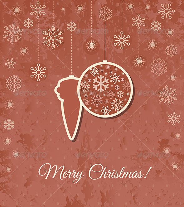 Christmas Decoration Card - Christmas Seasons/Holidays