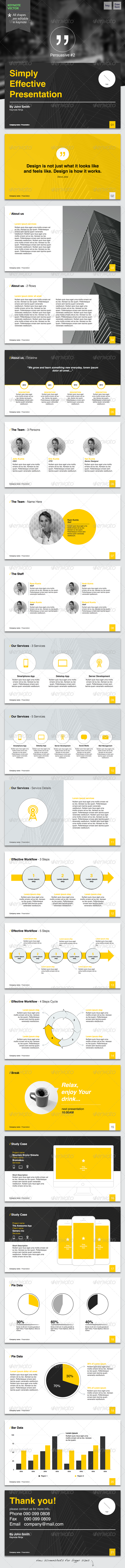 Persuasive #2 - Keynote Template - Keynote Templates Presentation Templates