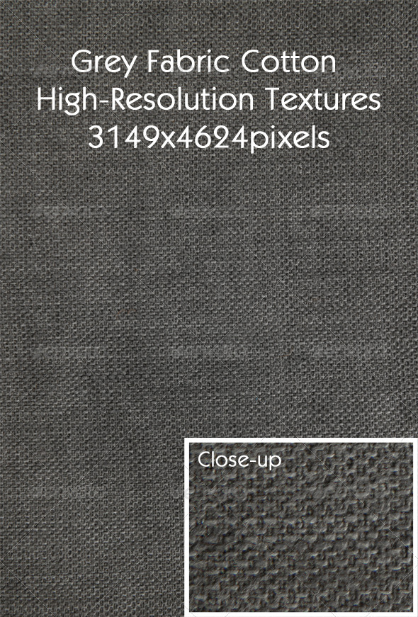 Grey Cotton Fabric Texture
