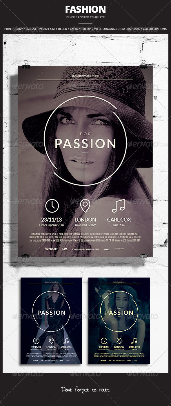 Fashion Flyer / Poster 3 - Events Flyers