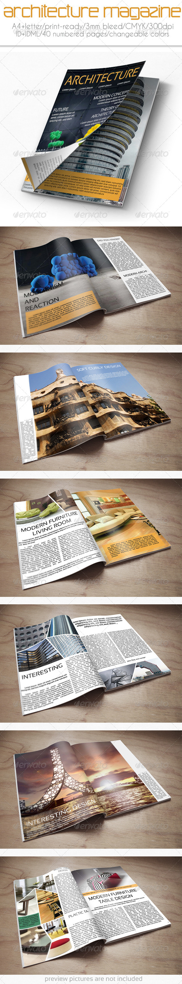Architecture Magazine - Magazines Print Templates