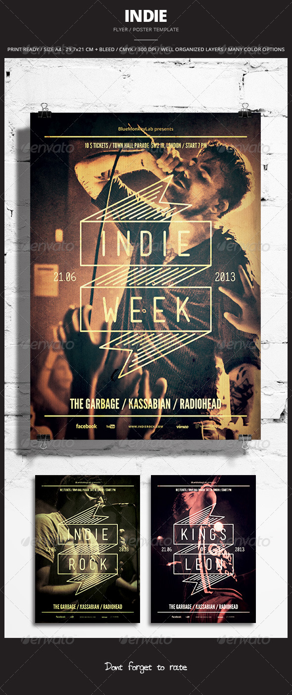 Indie Flyer / Poster 9 - Events Flyers