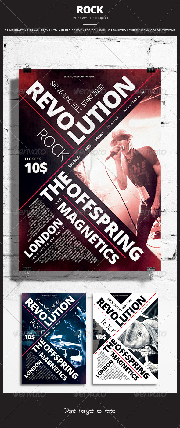 Rock Flyer / Poster 6 - Events Flyers