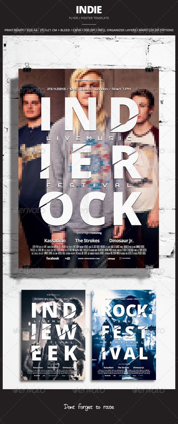 Indie Flyer / Poster 13 - Events Flyers