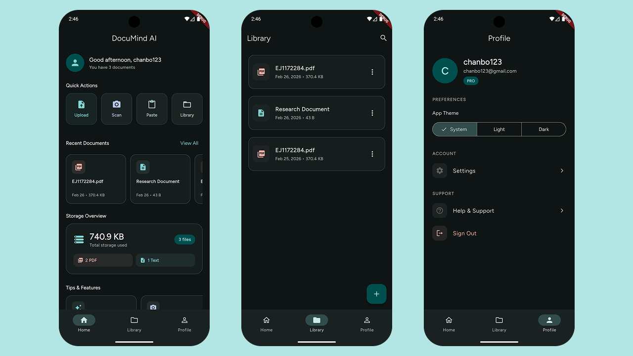 DocuMind AI - Flutter PDF Chat & OCR Scanner App by DevSnack | CodeCanyon