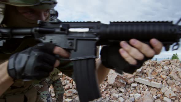 Armed Squad on Military Operation alt