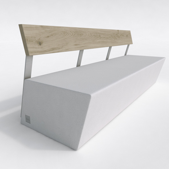 Outdoor Bench- Escofet - 3Docean 6180115