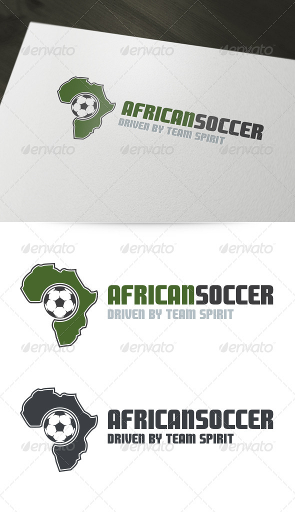 African Soccer Logo Template - Symbols Logo Templates