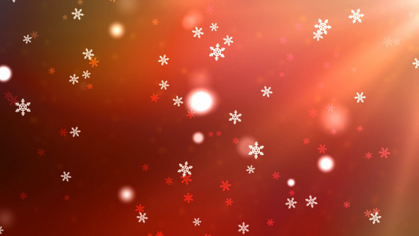 Christmas Red Stellar Loop