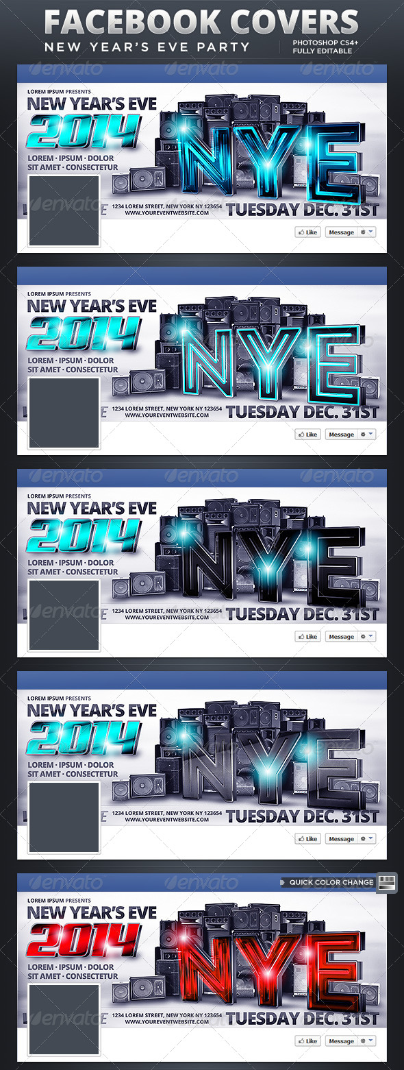 NYE Party Facebook Covers - Facebook Timeline Covers Social Media