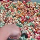The Chef Mixes Colorful Popcorn While Cooking - VideoHive Item for Sale