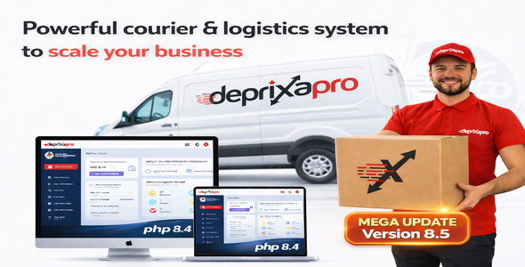 Deprixa Pro — PHP Courier & Logistics Platform | Shipping, Tracking, WhatsApp API, Multi-Agency