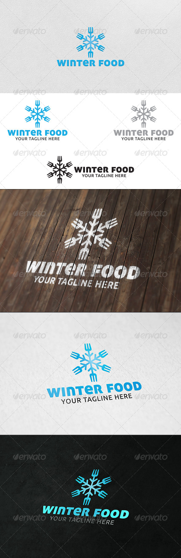Winter Food - Logo Template - Food Logo Templates