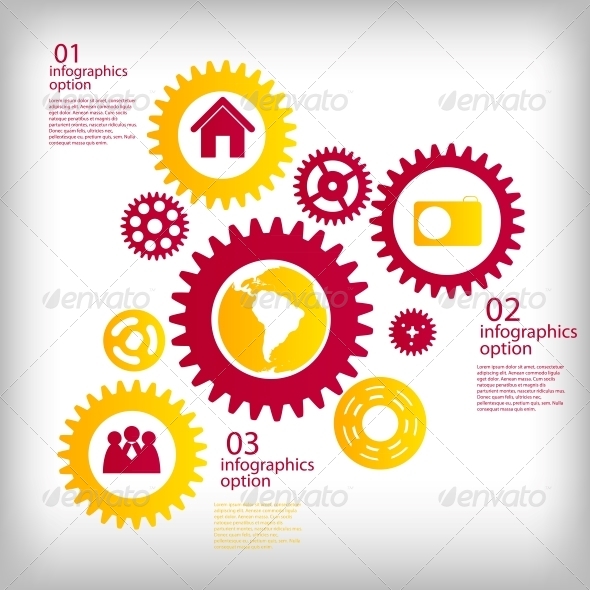 Infographic Business Template Vector Illustration - Infographics