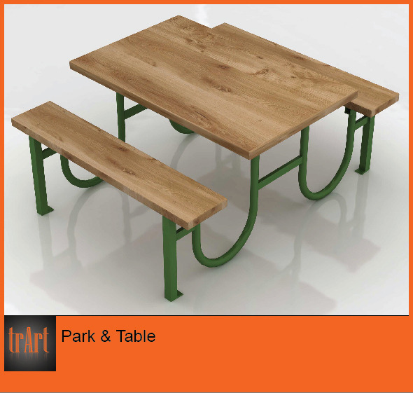Park Table - 3Docean 6184192