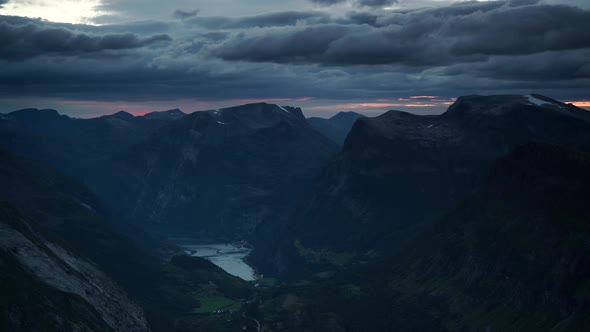 Geirangerfjord from Dalsnibba Viewpoint, Norway alt