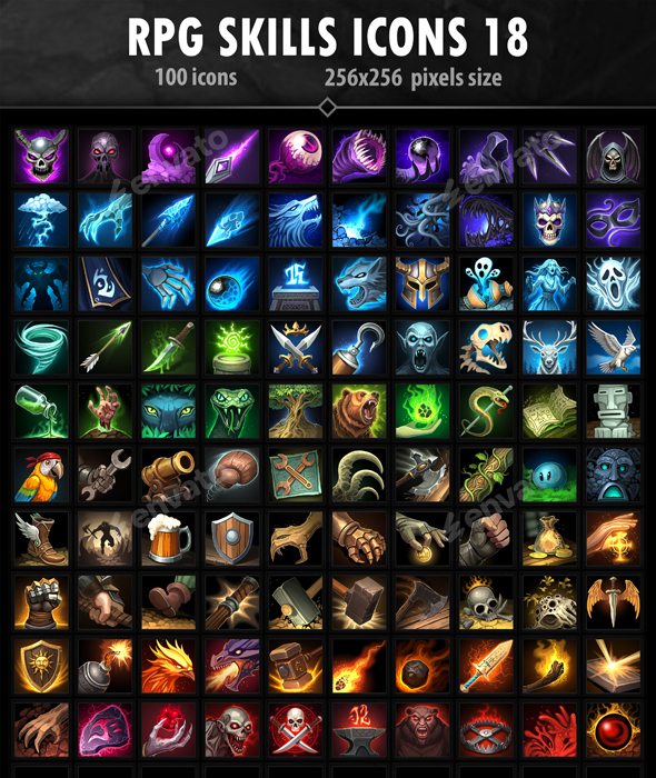 RPG Skills Icons 18