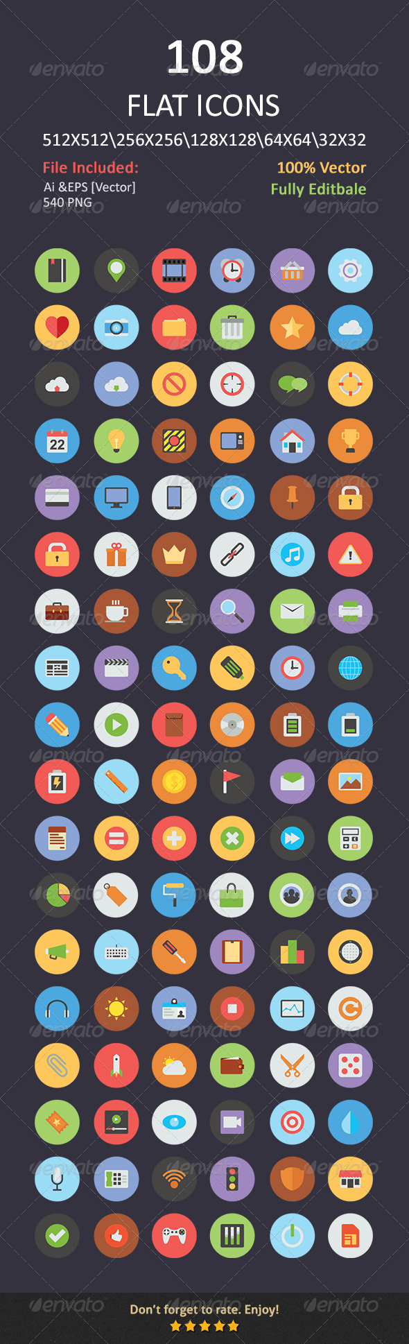 Flat Icons Pack - Icons
