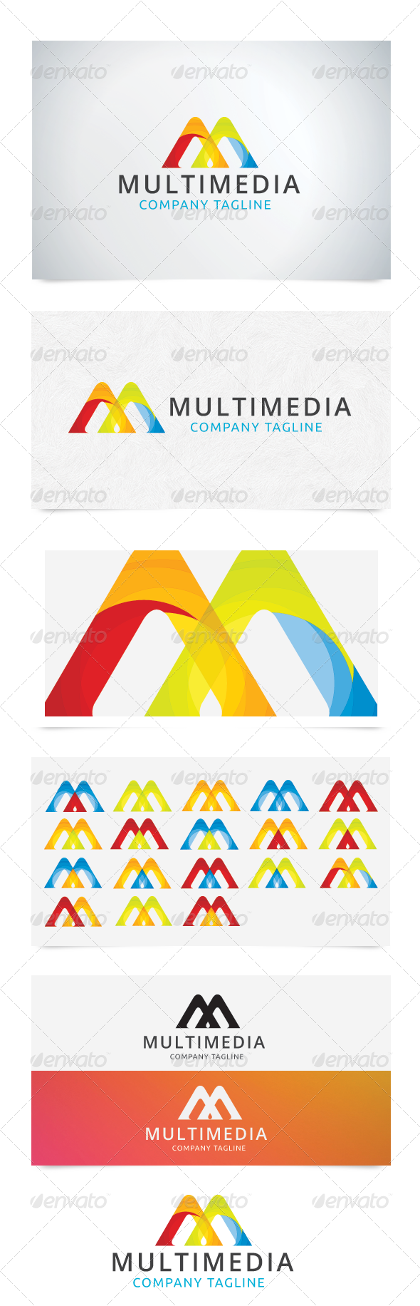 MultiMedia - Letters Logo Templates