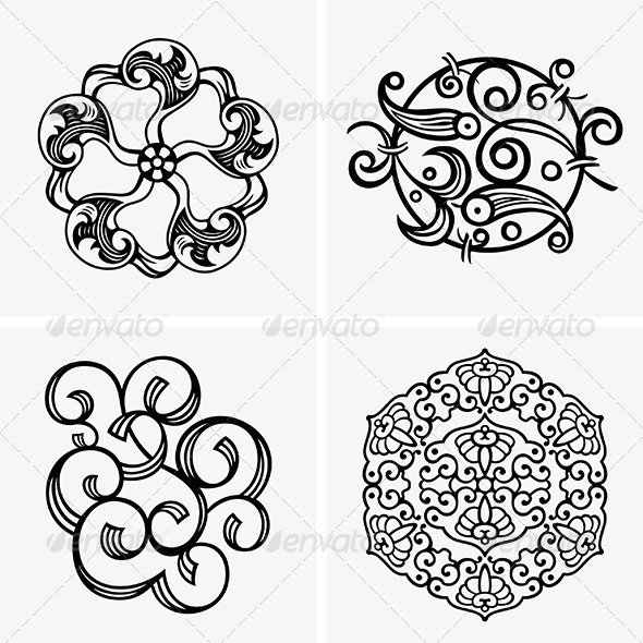 Design Decorations - Flourishes / Swirls Decorative