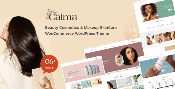 Calma – Beauty Cosmetics & Makeup SkinCare WooCommerce WordPress Theme