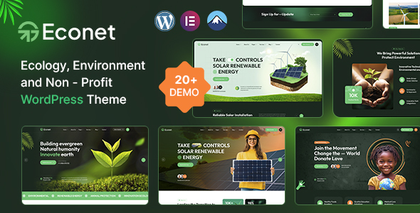Econet – Ecology Environment & Nonprofit WordPress Theme
