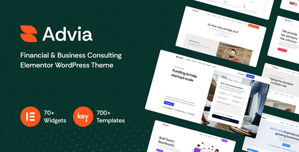 Advia – Financial & Business Consulting WordPress Theme