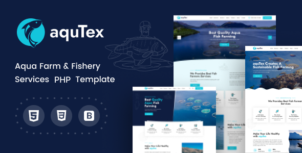 Aqutex – Aqua Farm & Fishery Services PHP Template