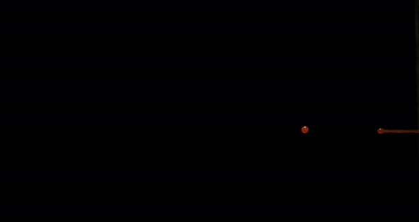 Tomato Juice Exploding and Splashing on Black Background, Slow Motion 4K alt