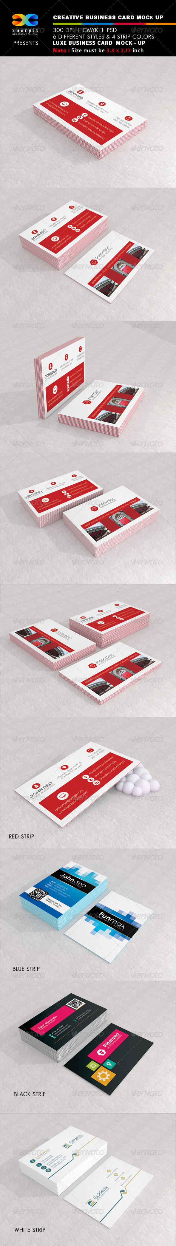 Luxe Business Card Mock-up - Business Cards Print