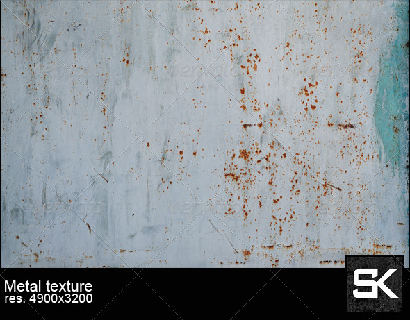 Painted Rusty Metal - Metal Textures