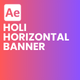Holi Horizontal Banner - VideoHive Item for Sale