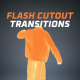 Flash Cutout Transitions - VideoHive Item for Sale