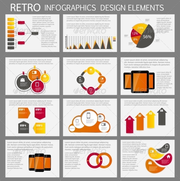 Infographic Business Template Vector Illustration - Infographics