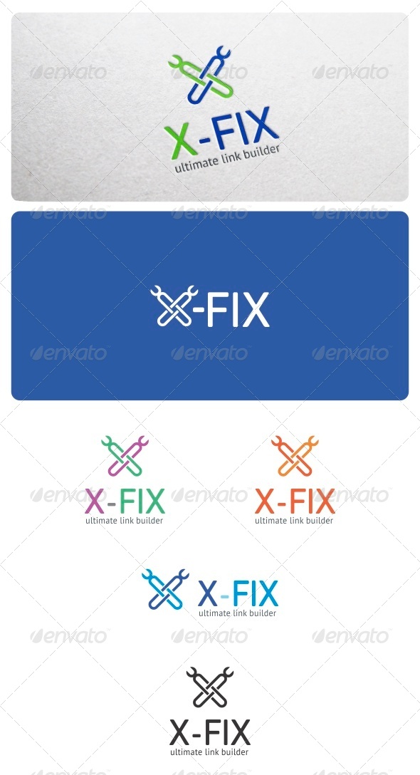 X-Fix Logo Template - Letters Logo Templates