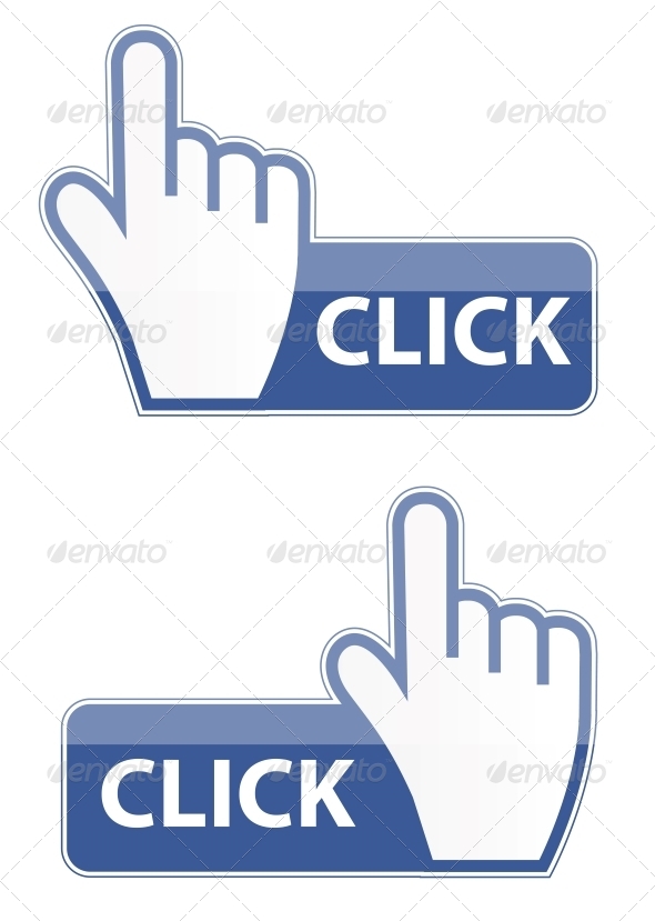 Mouse Hand Cursor Click Button - Web Technology