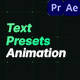 Text Presets Animation - VideoHive Item for Sale