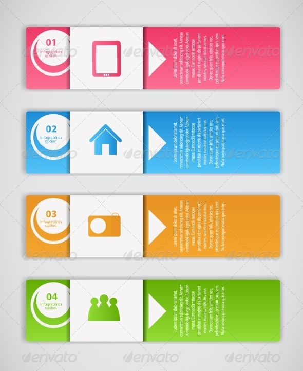Infographic Business Template Vector Illustration - Web Technology