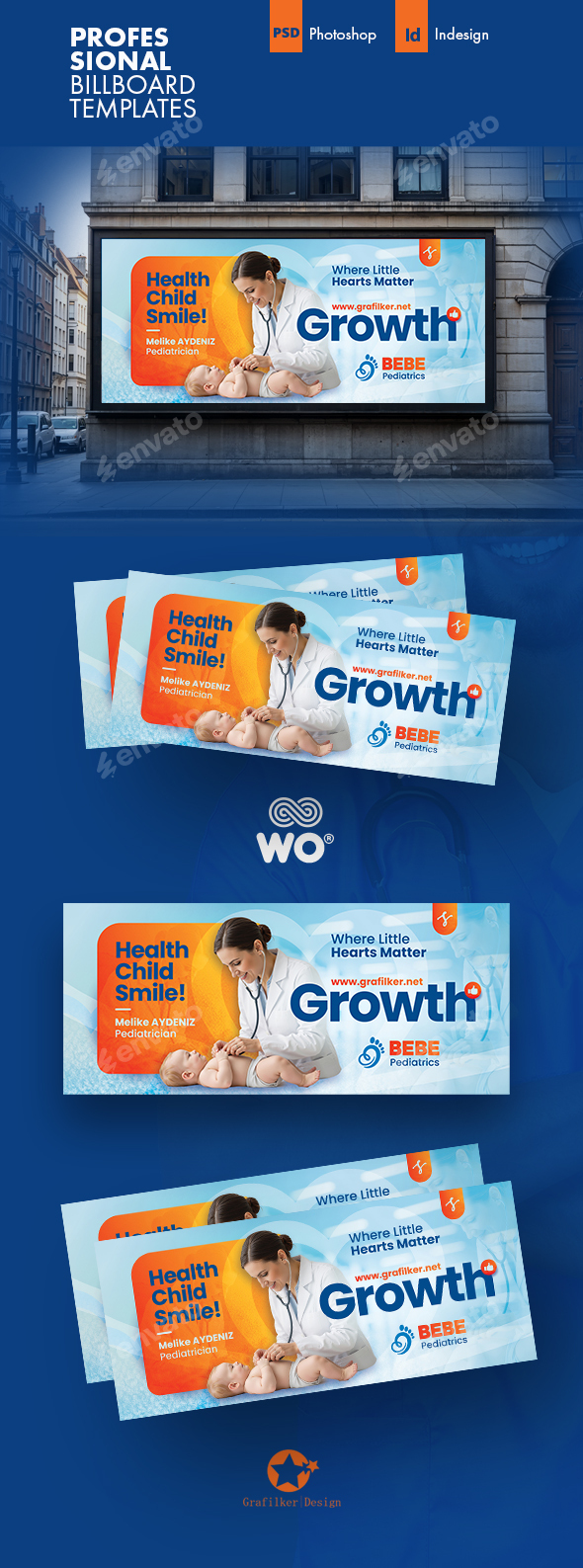 Pediatric Doctor Billboard Templates