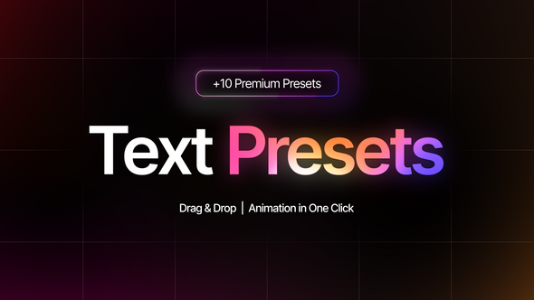 Text Presets - for Premiere Pro