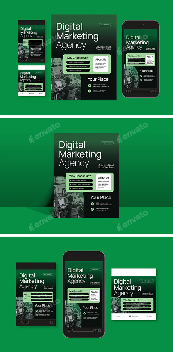 Digital Marketing Agency Flyer